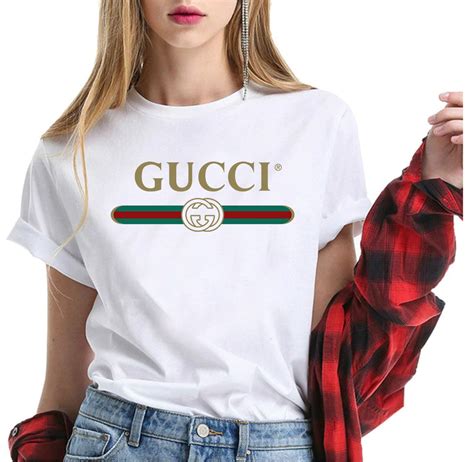 maglietta contrasegno gucci donna|T.